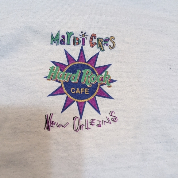 VTG Hard Rock Cafe Shirt Mens XL USA Made Stained - Picture 3 of 6